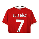 Camiseta Liverpool Luis Díaz 7 2023 Premier League Original