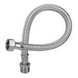 Flexible Para Agua Mallado 1/2 X 20 Cm De Aluminio