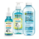 Pack Garnier Skin Active Anti Acné Agua Micelar +gel+serum