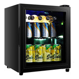 Refrigerador Compacto De 1.76 Ft³ Con Puerta Vidrio Y Contro