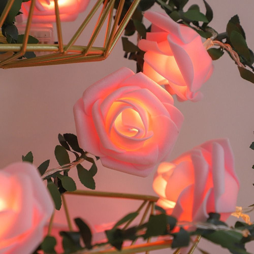 Guirnalda De Luces Led Con Forma De Hada De Rosas Para Cumpl