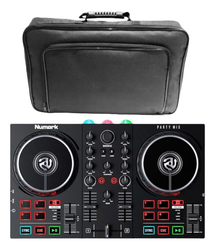 Controlador Dj Numark Party Mix 2 + Bag!