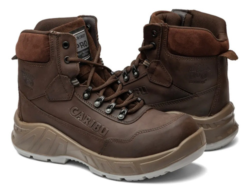 Botas Caribu 100% Piel Casquillo Seguridad Trabajo 954h