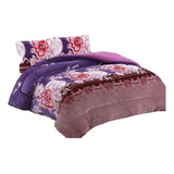 Cobertor Plush 2 Pl Cubrecama Tela Suave Lisa Invierno Gs