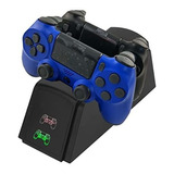 Cargador De Controlador Ps4, Base De Carga Usb 2 En 1, Sopo.