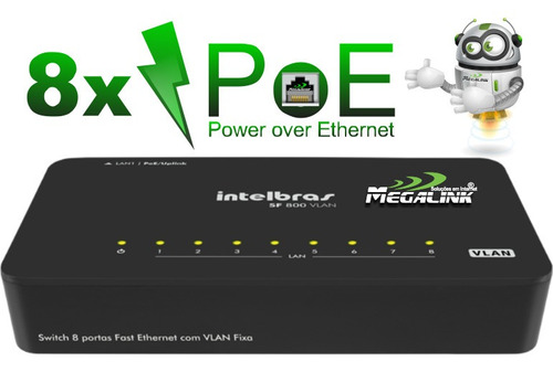 100 Placa Poe Rev3.0 P/ Switch Intelbras Sf800q+vlan E Re118