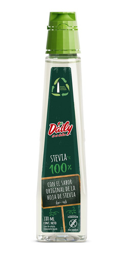 Endulzante Stevia Daily 100% Stevia 180ml