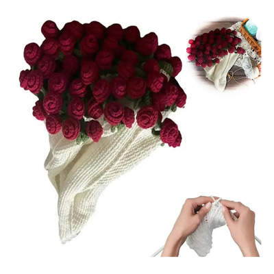 Kit De Crochet Flores, Diy Manta De Ramo De Flores, Crochet | Meses sin interés