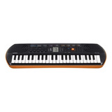 Teclado Casio Sa76a 44 Teclas Negro/naranja Con Garantia