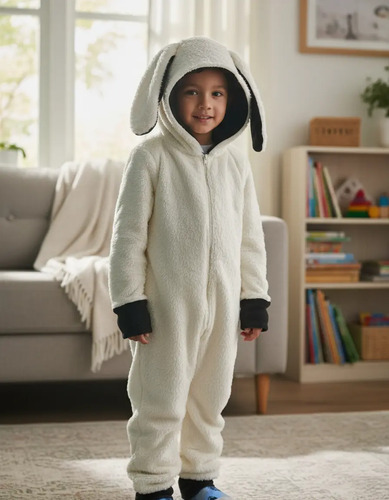 Pijama Mameluco Borrego Kigurumi Infantil Navidad Pastorela | Envío gratis
