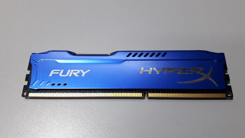 Memoria King Hyperx Fury Ddr3 Gamer Azul 4gb 1 Hx316c10f/4