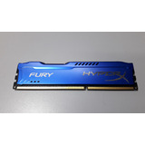 Memoria King Hyperx Fury Ddr3 Gamer Azul 4gb 1 Hx316c10f/4