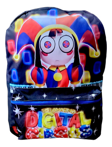 Mochila Escolar Circus Digital Bolso Morral Circo Digital