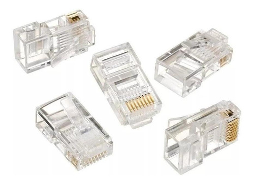 Conectores - Plug Rj45 Bolsa 25 Unidades