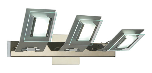 Aplique De Pared 3 Luces Led Incorporadas 36w Linea Iluminac