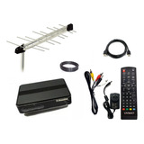 Kit Decodificador Tda + Antena Alta Ganancia 