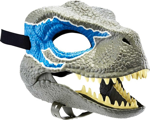 Jurassic Toys Dominion Velociraptor Máscara Dinosaurio Azul