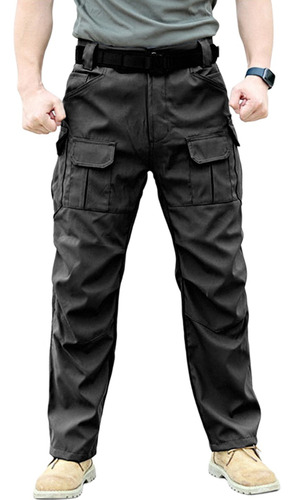 Pantalones Tácticos Miveni Hombre Bolsillos Múltiples Ix4