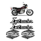 Kit Adesivo Suzuki Intruder 125 Cromado 02 Resinado-genérico
