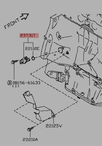 Sensor Posicin Cigueal Nissan Tiida 2007-2021 Original  Foto 2