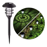 Pack X6 Estacas Solar Lamparas Led Farol Jardín Exterior 