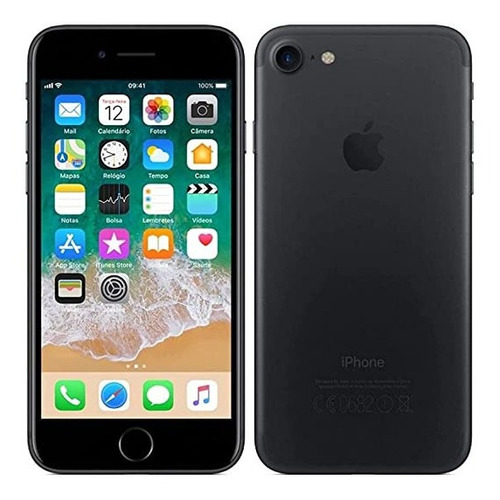  iPhone 7 32 Gb Preto-fosco Usado Funcionando 100% 