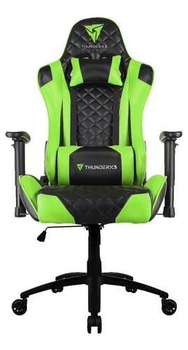 Cadeira Gamer Ergonômica Thunderx3 Tgc12 Preta E Verde