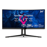 Monitor Curvo Para Juegos Viewsonic Elite Xg340c-2k De 34 Pu