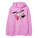 Buzo Buso Saco Hoodie Capota Coraje El Perro Cobarde Cartoon