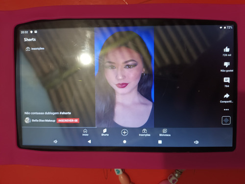 Tablet Rosa Conecta Wi-fi,em Bom Estado, Semi Novo 300 $