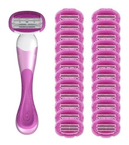 Sistemas De Rastrillos - Shavemob 6-blade Women's Razor Kit 