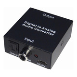 Convertidor De Audio Digital A Analogico Optico Coaxial