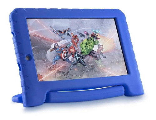 Tablet Infantil Criança Kids Marvel Vingadores Meninos +capa