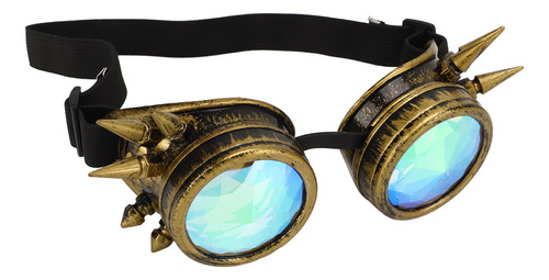 Gafas Steampunk Psicodélicas Trippy Para Halloween, Caleidos