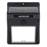 Aplique De Pared 1.5w Panel Solar Para Exterior Macroled