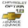 Juego Kit Emblema Chevrolet Optra 1.8 Advance 6 Piezas Chevrolet Optra