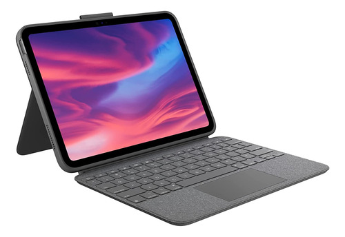 Funda Con Teclado Logitech, Para iPad 10° Generación, Gris