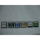 Lote Com 6 Jogos Nintendo Ds- Mario Kart, Wario, Pokemon