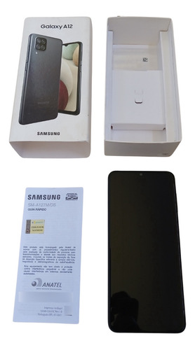Celular Galaxy A12 4gb Preto Samsung 64gb Cmc