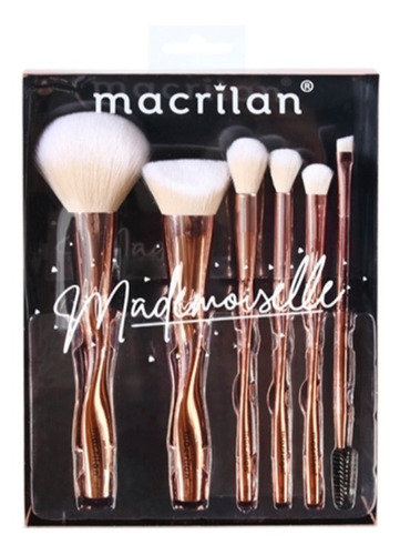 Kit De Pinceis Macrilan Mademoiselle Ed004