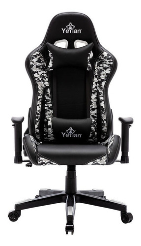 Silla Gamer Yeyian Ryuji Snow Camouflage Hasta 150kg