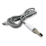 Pack X5 Cables Micro Usb V8 Mallado - 1 Metro 3.1a - Dinax