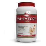 Whey Fort 3w Blend De Proteínas 900g Paçoca Vitafor