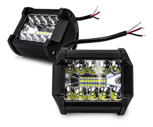 Par Faros 20 Led Dually Auxiliar Con Estrobo 