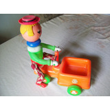 Juguete Retro . Educa Movil . Cristian. Payaso En Carrito