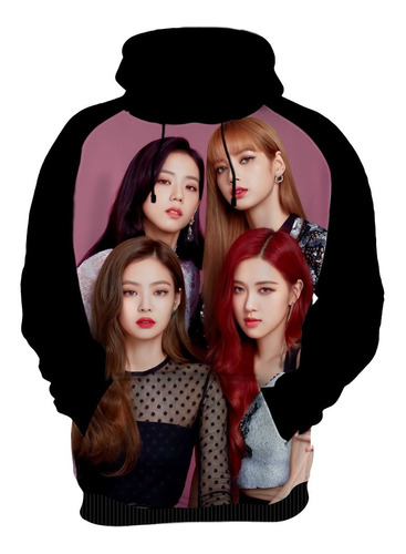 Blusa De Frio Moletom Blackpink Musica Pop Feminina 22