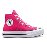 Converse Chuck Taylor All-star Hi Plataforma Rosa Bota