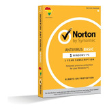 Norton Antivirus Basic 1 Pc 12 Meses - Serial De  Activación