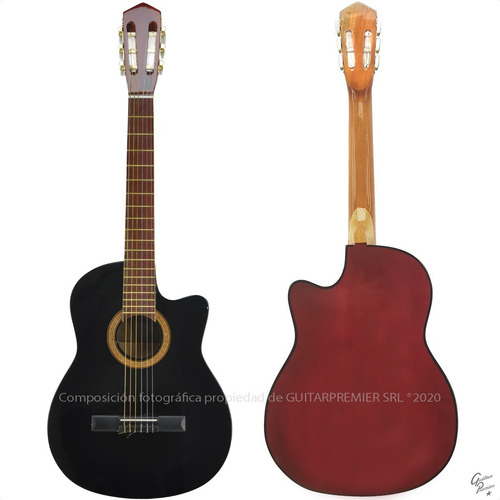 Guitarra Electroacustica C/ Corte Nylon Eq 4b Funda Pua Gtia