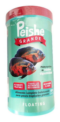 Shulet Peishe Grande 350g Alimento Ideal P/ Ciclidos Grandes